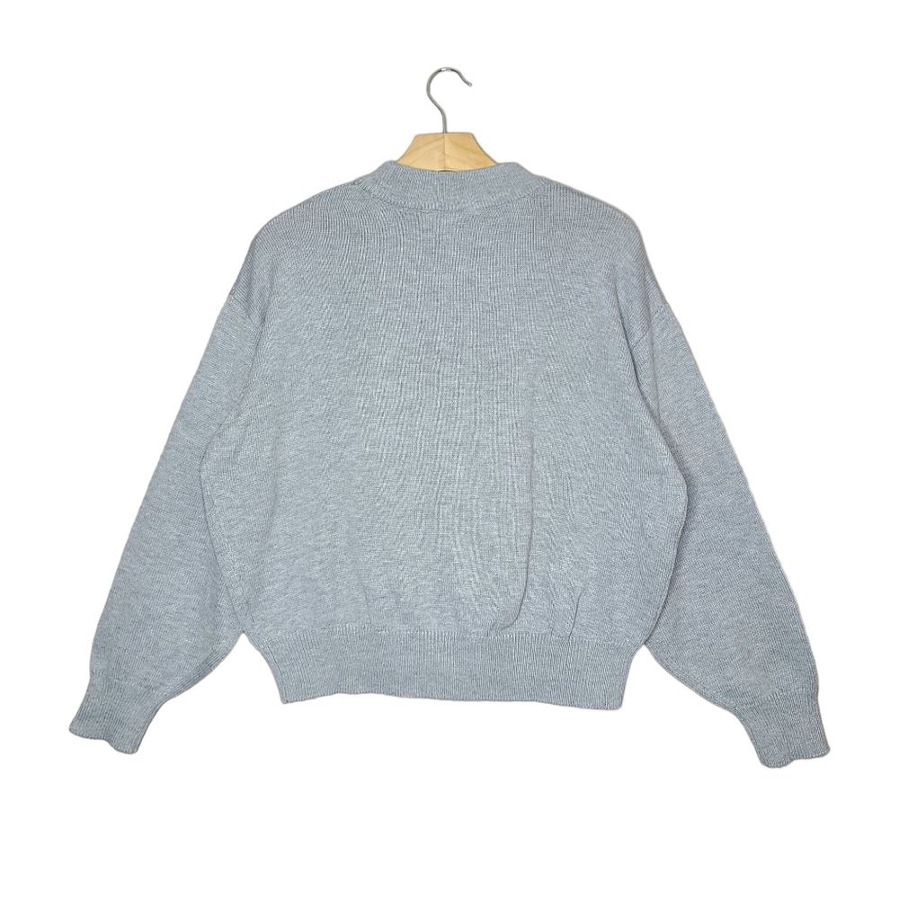 H&M Gray Crewneck Knit Long Sleeve Sweater - Picture 2 of 6